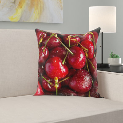 Coussin cerise