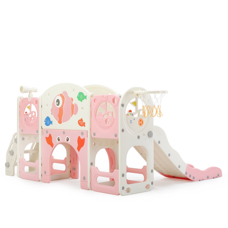 LeFluffy Indoor Slide, Pink
