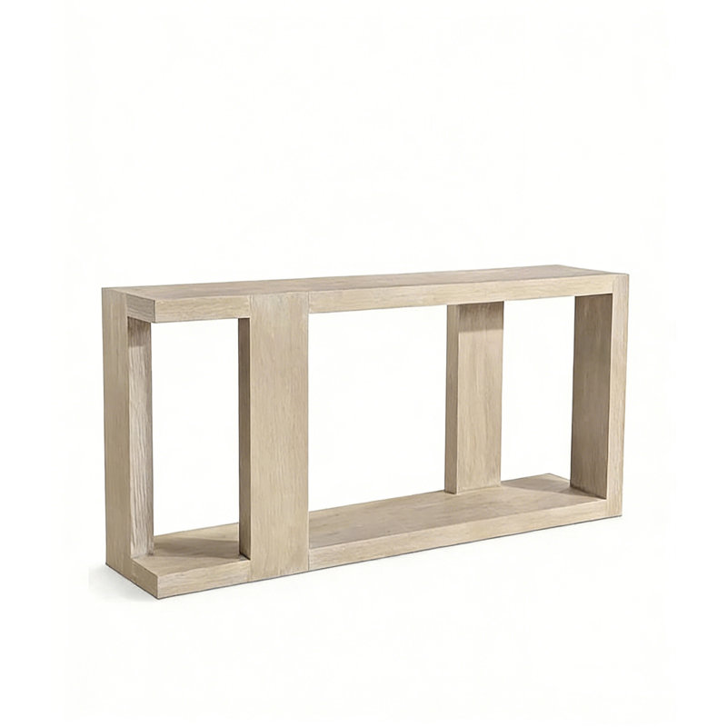 Console champêtre rétro, H 29,92 po x l 55,12 po x P 15,75 po