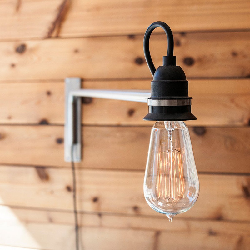 Lampe avec bras pivotant rétro