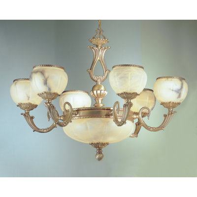 Comfrey 9 - Light Dimmable Classic / Traditional Chandelier
