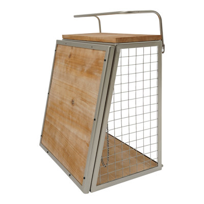 Wall Mount Wine Rack with Fold Down Shelf