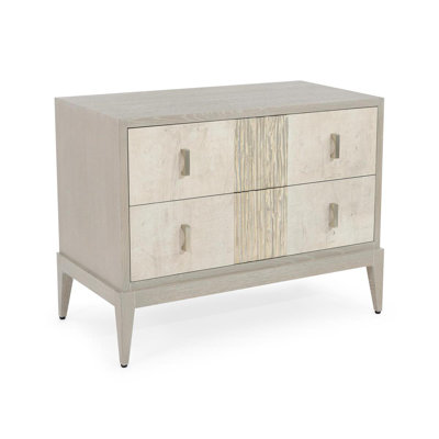 Aspis 2 - Drawer Solid Wood Nightstand