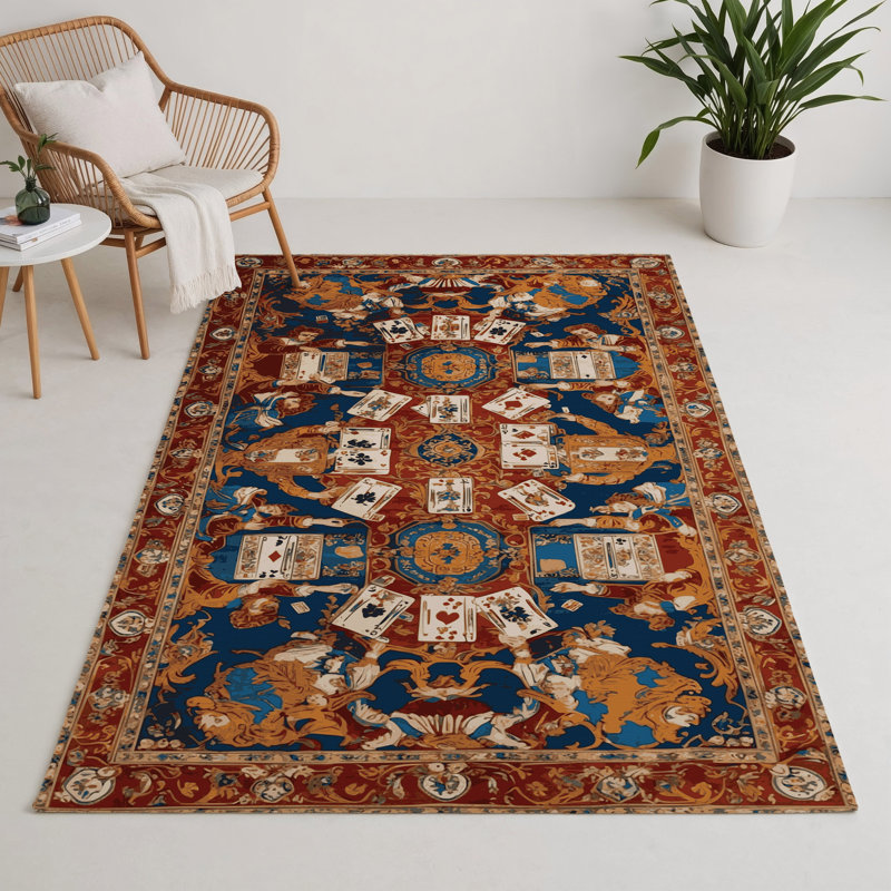 Tapis d'intérieur et d'extérieur brun français, Rectangulaire 3 pi x 5 pi