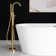 Ember 1 Handle Freestanding Tub Filler with Diverter