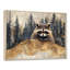 Mignon raton laveur dans la forêt hivernale II - Raton laveur, art mural-2002569843-2045859354
