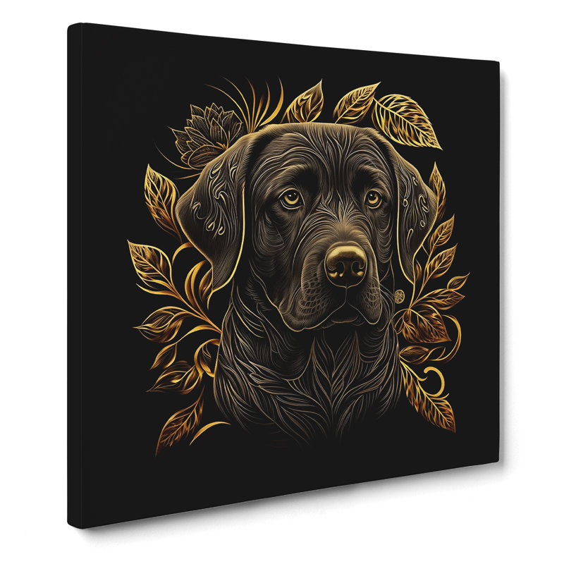 Labrador Retriever Ornamental - Wrapped Canvas