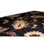 Tapis noir de haute qualité noué à la main-52394475