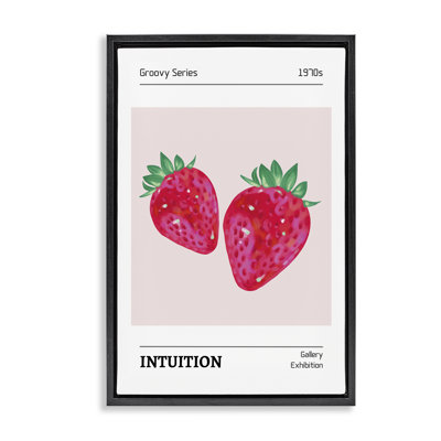Cadre flottant Intuition Expression Strawberries, design par LSR Design Studio