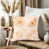 Orange/Beige Floral selected