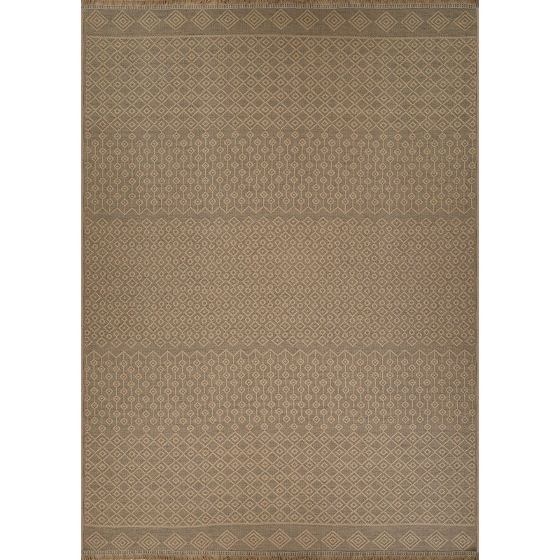 Machine Washable, Non Slip Jute Boho Area Rug Tan/Beige, Rectangle 198 x 275cm