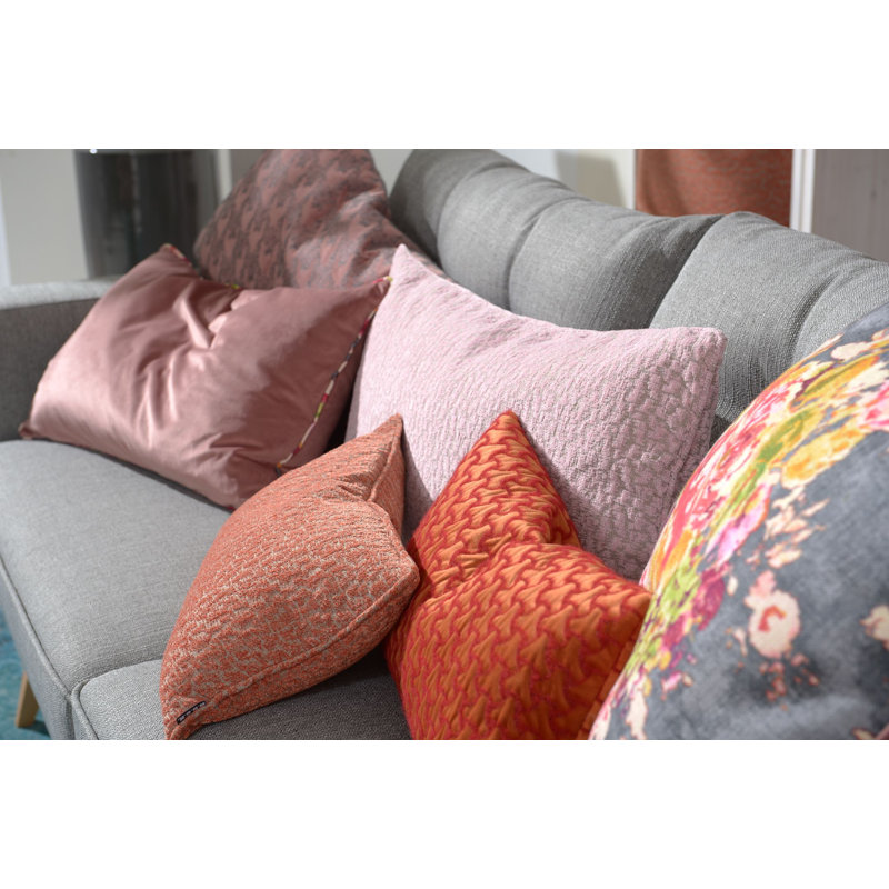 Frozen Love Square Cushion, Rot/Grau