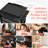 TASALON Premium Lockable Salon Trolley Cart with Wheels