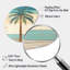 «Tropical Palm Tree In Faded Retro I», art mural asymétrique en forme de prairie-1117580533