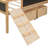 Twin Size Loft Bed Wood Bed With Two Storage Boxes-184220697