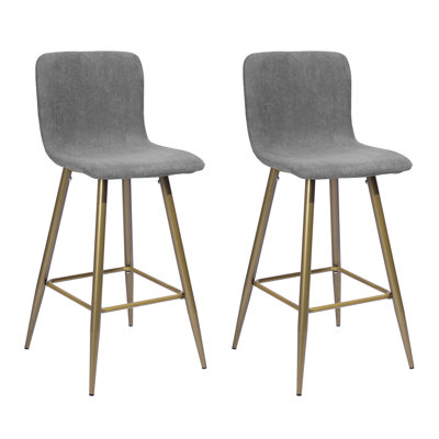 Frye Upholstered Counter Stool with Metal Frame