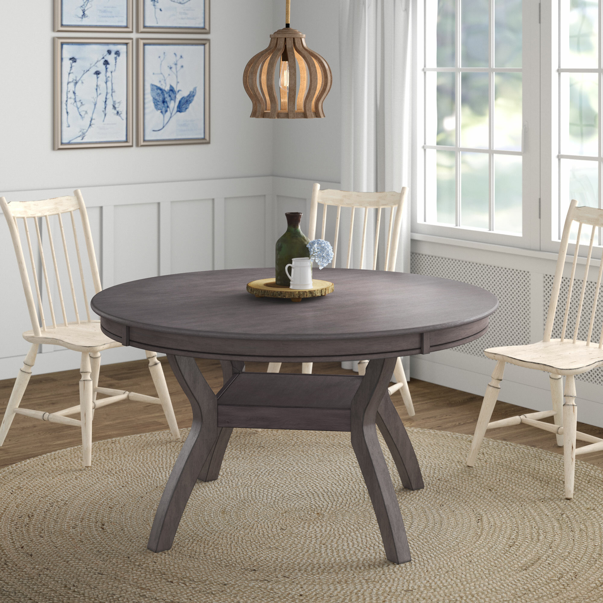 Beachcrest Home Shirebrook Round Dining Table & Reviews | Wayfair