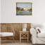 «Cabin at River's Edge», art mural encadré sur toile flottante, design par Amber Sterling-1073491006-1073491003