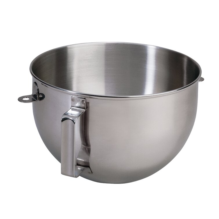 KitchenAid 5-Quart Brushed Stainless Steel Mixing Bowl 