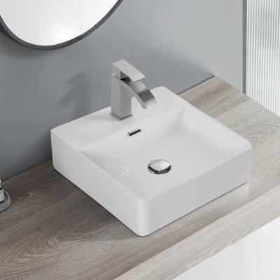 Lavabo de comptoir en céramique Modern