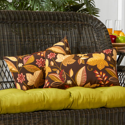 Henrich Outdoor Reversible Throw Pillow