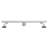 FINE FIXTURES Linear Shower Drain, 36 inch Slotted Grate Design, 10-Gauge 304 Stainless Steel, Center Outlet, Fast Drainage, Hair Strainer Included-126703032