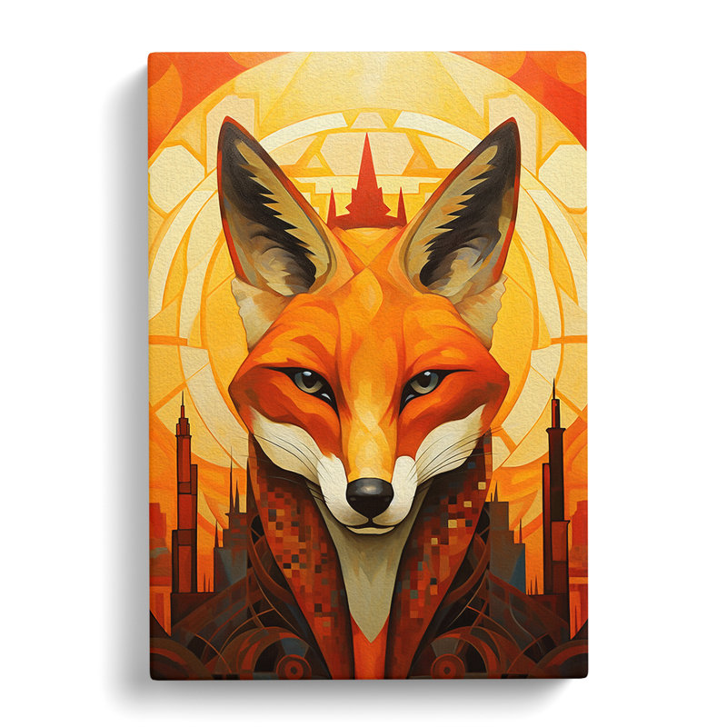 Fox No.2 - Print, 76cm H x 50cm W x 3cm D