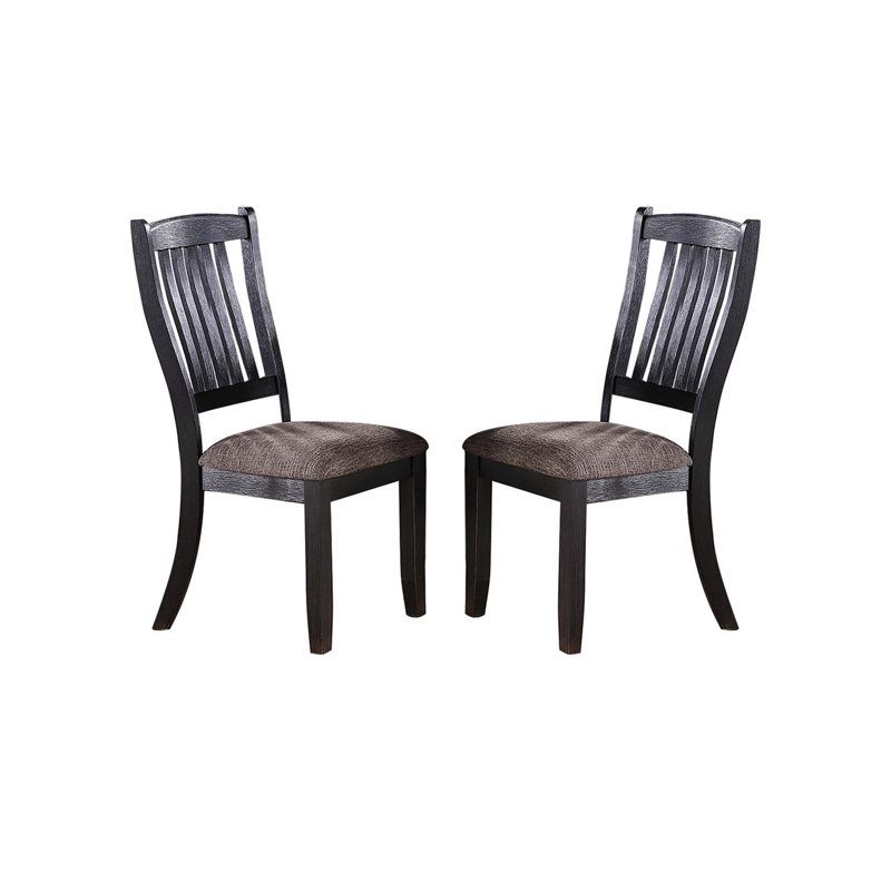 Ensemble de 2 chaises d'appoint rembourrées Hadiyyah