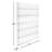 Sorbus 6-Tier Acrylic Nail Polish Wall Rack Display