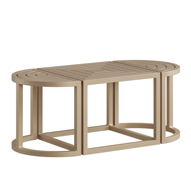 Tea Table (3 Piece), Almond Bark