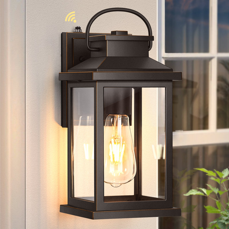 Oil Rubbed Bronze Dusk to Dawn Outdoor Wall Sconce Lanterns for House, Anti-Rust, Waterproof, Oil Rubbed Bronze
