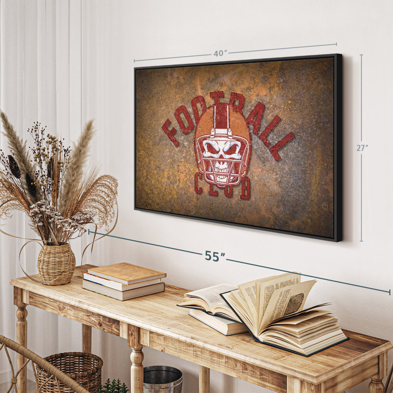 Sports «Football Club Canvas Print», H 27 po x l 40 po