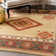 Tapis beige / rouge Oswego
