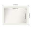 Miroir mural blanc Annelien-155338440