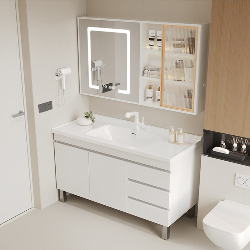 Modern simple light luxury bathroom cabinet