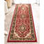 Romulus Power Loom Red/Beige/Black Medallion Kashan Rug-16786988