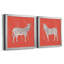 Plains Zebra I - ensemble de 2 reproductions d'art sur toile-1852468387-1852468388