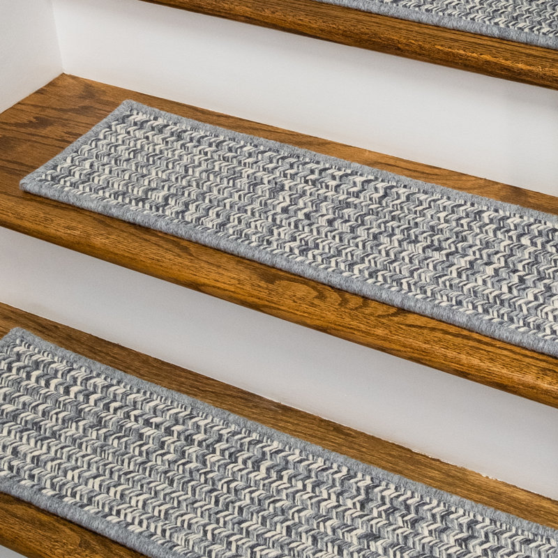 Tapis d'escalier Ajara, Gris