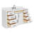 Thornaby Solid Wood Single Bathroom Vanity with 1.5'' Carrara Quartz Top-1680198776-1700356174