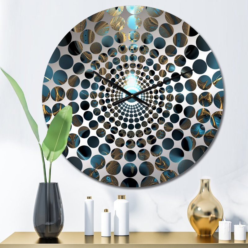Bassem - Abstract Geometric Wall Clock, Small
