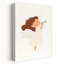 Sweet Angel Trumpeter Peaceful Serene Whimsical Wall Art Print 1 Piece Wrapped Canvas Wall Art-18957889
