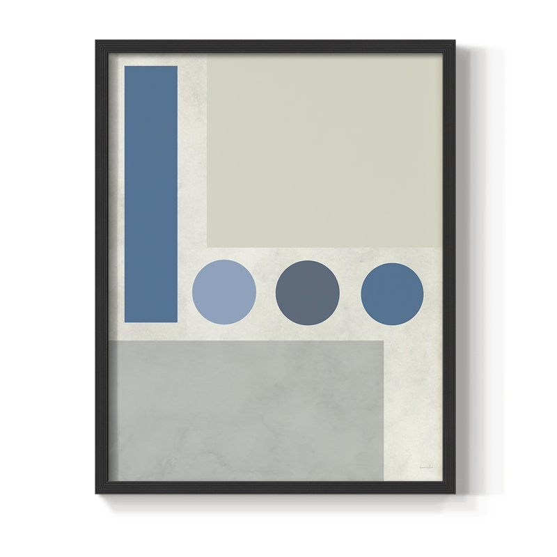 Étoiles alignées II, reproduction encadrée - bois massif, Noir, H 28 po x l 22 po