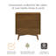 Commode 3 tiroirs assemblée Palma-1414405770