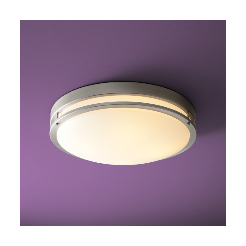 Paniagua Acrylic Flush Mount, 6.25" H x 24" W x 24" D