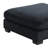 modern style Corduroy fabric upholstered OTTOMAN made with wood frame in Black-531099542