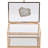 Rectangular Mirrored All-Natural Agate Stone Glass Jewellery Box