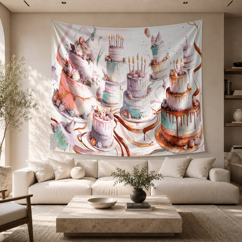 Tapisserie murale Desserts, 68 po x 80 po