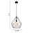 Stanton 1 - Light Black Single Pendant