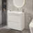 Nakagawa 24 " W Freestanding Standard Free Standing 1 Single Vanity Bathroom Vanity With Resin Top