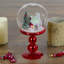 Décoration de table piédestal rouge 8,75 po